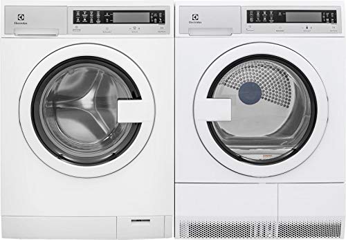 Electrolux White Compact Front Load Laundry Pair with EFLS210TIW 24