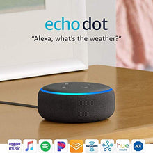 Load image into Gallery viewer, Echo Dot (3rd Gen) - Smart speaker with Alexa - Charcoal
