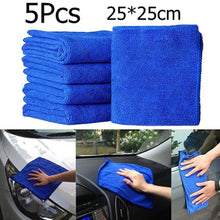 Load image into Gallery viewer, 5Pcs Cloths Cleaning Duster Microfiber Car
