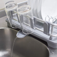 Load image into Gallery viewer, GMT-10332 Aluminum Dish Drying Rack With Utensil Holder
