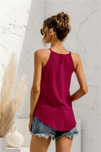 Load image into Gallery viewer, Women Summer T-Shirt Sleeveless Halter Solid Color
